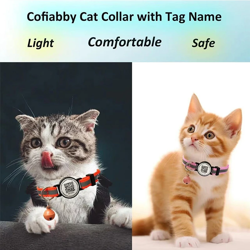 Hot Selling Silicone Reflective Dog Collar with QR Code & Paw ID Tags Durable Print Anti-Loss Tracking for Dogs