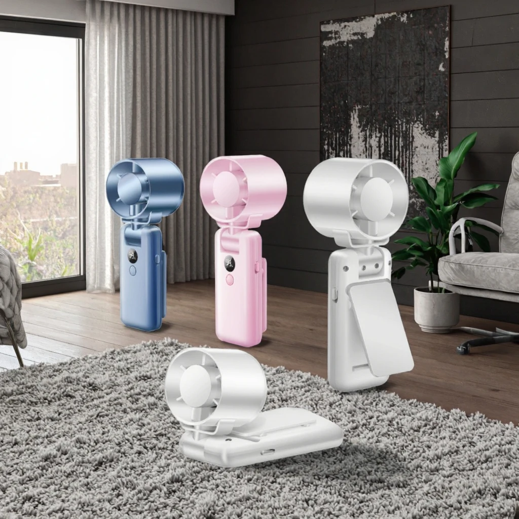Rechargeable Mini Usb Fan, Portable, 3600mAh - detail 6
