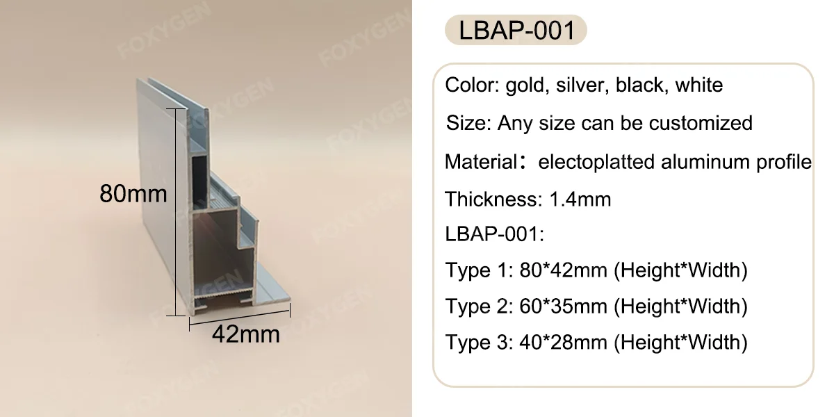 product pangui wholesale custom 4 20cm depth aluminum frame decoration edge corner profiles seg light box aluminum-2