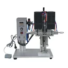 Desktop Automatic Rubbing Machine Cosmetics Water Beverage Glass Spray Bottle Capping Machine