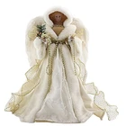 Doll Christmas Cloth Angel Ornament Christmas Presents Ceramic And Cloth Doll