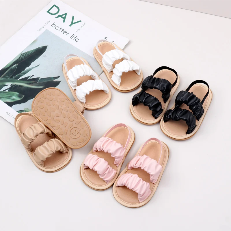High Quality Anti-slip Baby Girl Sandals Summer Toddler Girl Shoes factory
