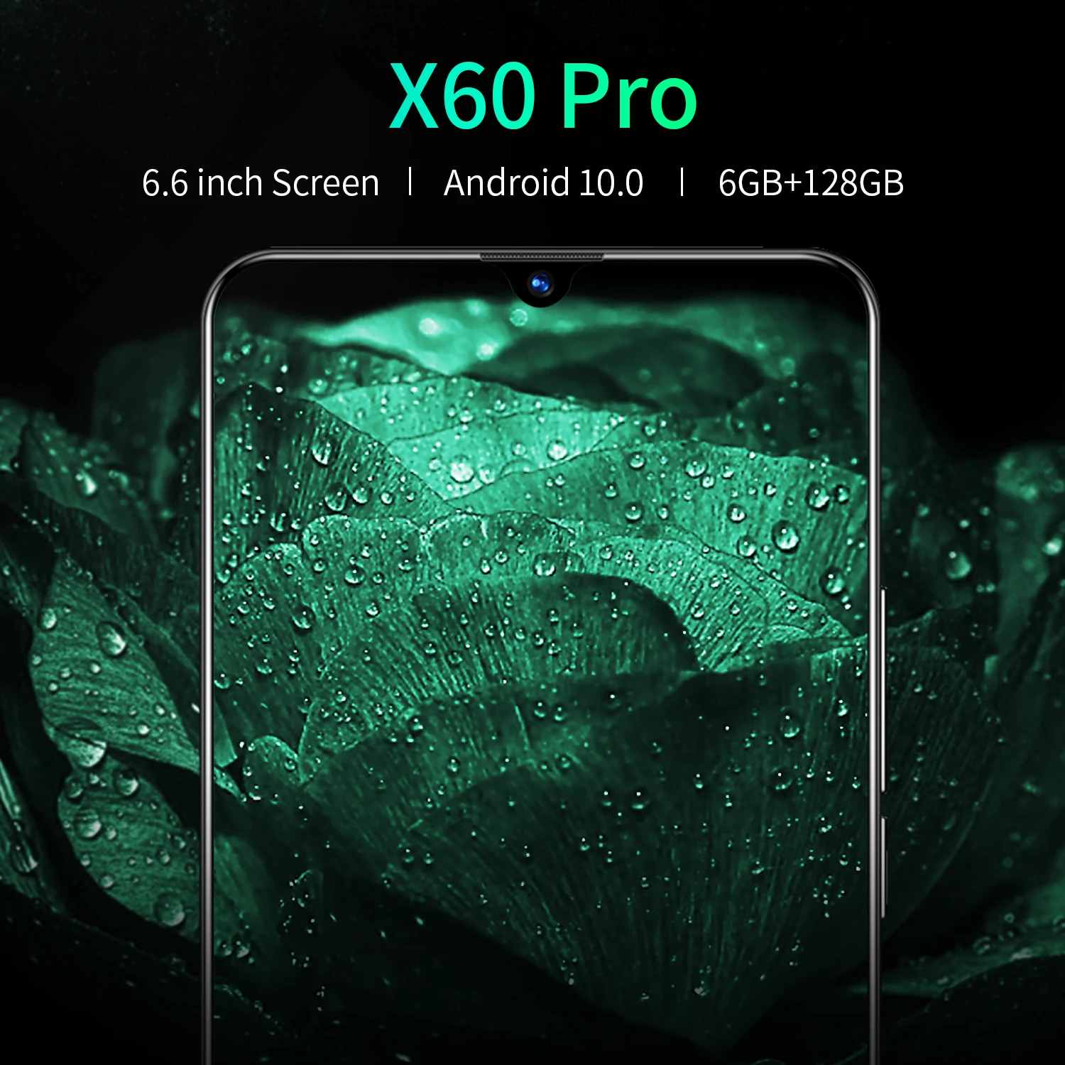New X60pro 6GB+128GB Android mobile phones 6.6 inch Custom cheap price smartphone OEM/ODM mobile phone