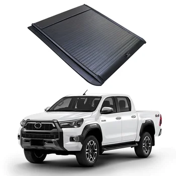 Retractable Pickup Truck Hard Bed Cover Roller Lid Tonneau Cover Aluminum Alloy for Toyota Hilux Revo/trd/adventure 2016-2023