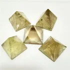 Gems Quartz Wholesale Bulk Crystals Healing Stones Crystal Gems Stone Quartz Citrine Pyramid