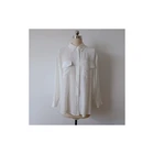 Shirt Silk Best Price Best Quality Work Shirt Silk Blend Linen Check Short-sleeved Top