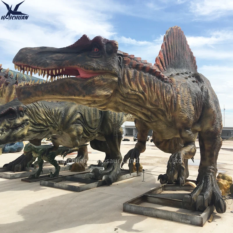 product haichuan for simulated giant real life size electronic dinosaurios animatronicos for shopping mall dino park use dinosaur robot-3