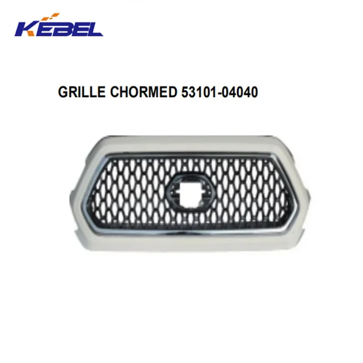Auto Body Parts Chromed Car Front Bumper Grille OEM 53101-04040 Gridding Car Grills for Toyota Tacoma 2019 factory