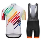 Skin Suit Long Sleeve Jersey 3D Padded Short Pants Waterproof Mens Clothing Skin Suit Cycling Wear