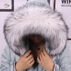 Fox Fur Trim Jacket Fox Fur Collar Faux Fox Fur Coat Trim Sweater Cuff Jacket Scarf With Collar