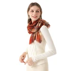 Scarf Wholesale 100% Acrylic Floral Shawl Scarf For Women Stylish Pashmina