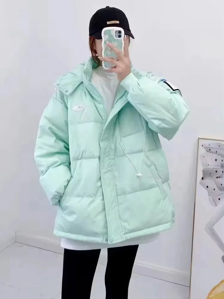 Women's Packable Puffer Jacket Warm Short Down Alternative Coat Windproof Outerwear Jacket