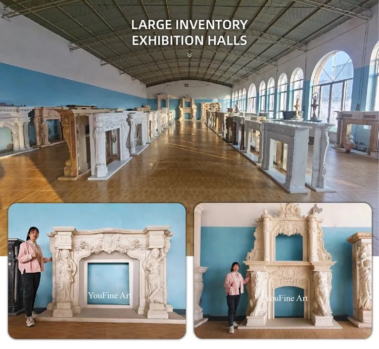  Marble Fireplace Surround Exhibition Hall