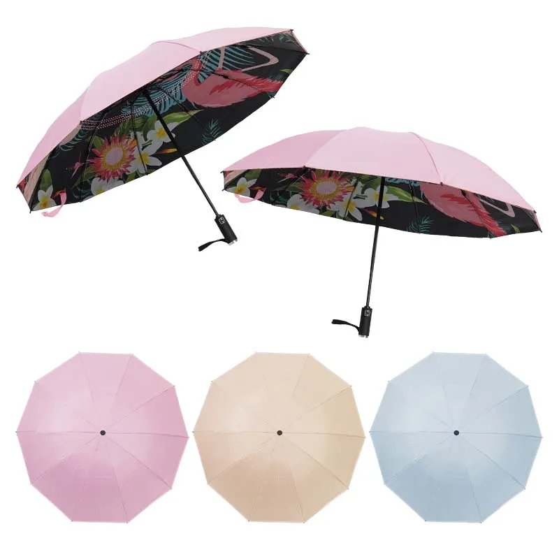 High Quality Wind Proof Custom Design Blank Fashion Sublimation Printing Personalized Design Gift Umbrella