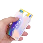 Pvc Card Pvc Pvc Card Holder Customize Custom Logo Holographic Pvc Id Holder Card Laser Pvc Waterproof Card Holder