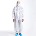 Uniform Customized Logo Long Sleeve Cool Coverall Work Wear Non Woven Mens Coveralls Uniform