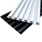 Aluminum Aluminum Supermarket Display Wall Aluminum Slat Wall Decoration Slat Wall. For Store Display