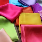 Silk Scarf Scarf Good Quality Wholesale Solid Color Custom Women Square Stain Silk Scarf 55*55cm
