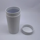 Paper Buckram Patterned Paper Cover And Base Round Box With Neck Rim