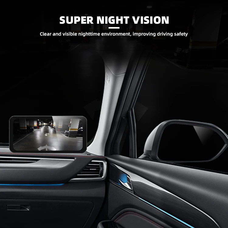 Wemaer AI BSD 2 Side Camera Car Rear View Mirror Blind Spot Side Camera Blind Spot Sharkfin Side Camera With Rear View Mirror factory