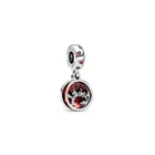 Pendant 925 Classic Animal Mickey Pendant 925 Sterling Silver Fashion Ruby Pendant Heart Bracelet Accessories Diy Pendant