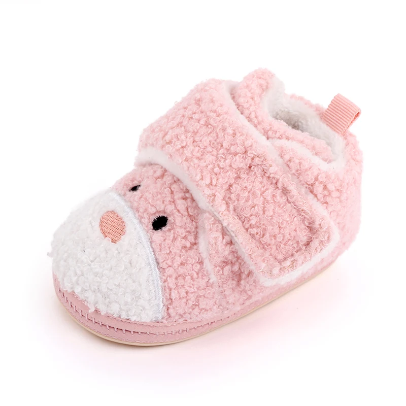 Autumn and Winter Warm Baby Toddler Shoes Non-slip Rubber Soled for Baby Boys and Baby Girls Indoor Cotton Shoes factory