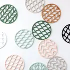 Silicone Coasters Silicone Silicone Coaster Wholesale Heat-Rsistant Durable Non Slip Silicone Coasters