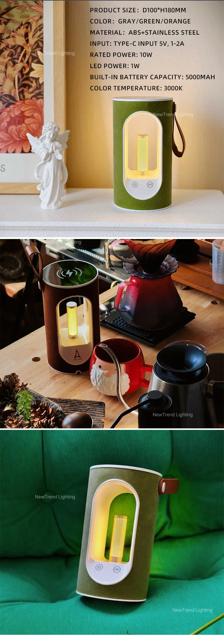 p3111ta minimalist led table lamp with camping portable wireless charging modern wireless table light-1