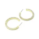 14k Gold Plated Earring 2021 New Jewelry Copper 14K Gold Plated Hammered Stud Earring With High Polished