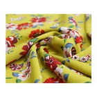 100% Breathable 100% Pure Viscose Combed Woven Plain Printed Fabric For Garment