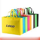 Tote Shopping Bag Cheap Eco Tote Reusable Customized Non Woven Shopping Carry Bags With Logo