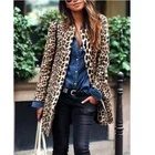 Fur Coat Coats European And American Faux Fur Coat Women Leopard Plus Size Women's Coats Work Coat Women