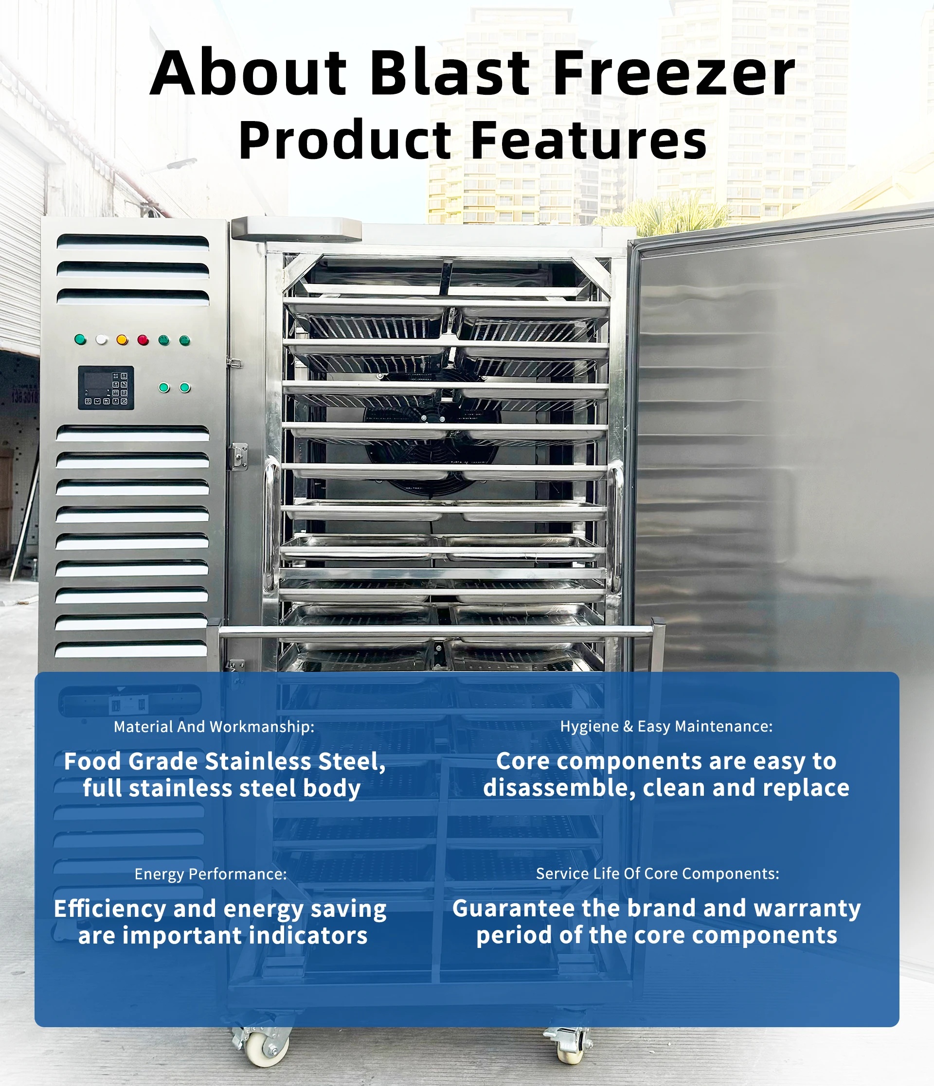 Blast Freezer, 380 V, 10KW - detail 12
