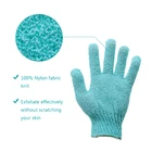 High Quality Custom-Free Daily-Life Nylon Bathing Gloves With Exfoliating