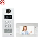 Video Phone Aitdda High Quality 7 Inch Hands Free Intercom Multi Apartment Video Door Phone