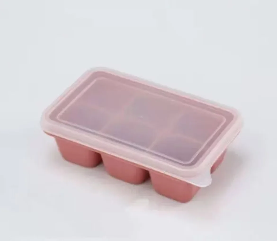 The 6 Cavity Silica Gel Ice Box Freezer Tool Ice Mold Household Ice Box with Cover supplier