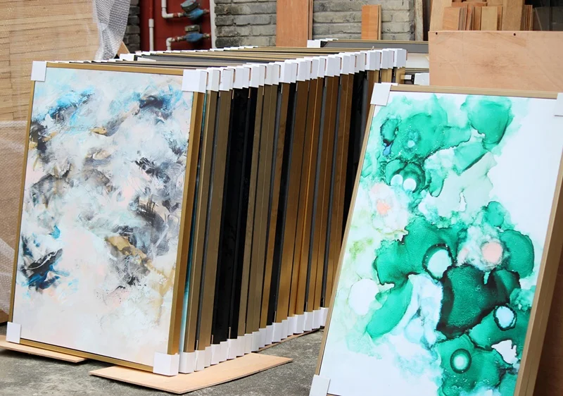 Custom Order Wholesale Wall Art Paintings Stretched Canvas Prints For