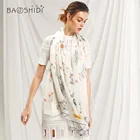 Summer Wholesale Summer Women Fashion Beautiful Long 100% Silk Scarf Silk Chiffon Scarf