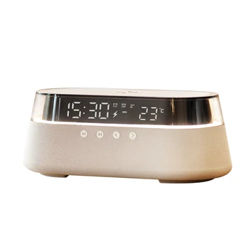 W39 Highest Selling Product Wireless Charger Alarm Clock, Super Fast Wireless Charger with Temperature Display