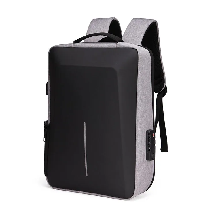 Smart anti-theft water proof men's business laptop anti theft men's backpack leather with usb charging port Smart anti-theft water proof men's business laptop anti theft men's backpack leather with usb charging port
