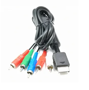 AV Cable for PS2/PS3/PS3 Slim HDTV-READY TV HD COMPONENT AV CABLE 5-WIRE 1.8m