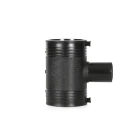 Hdpe Manufacture Of HDPE PE Plastic Electrofusion Fittings Reducing Tee Adaptor For Water Drainage Irrigation