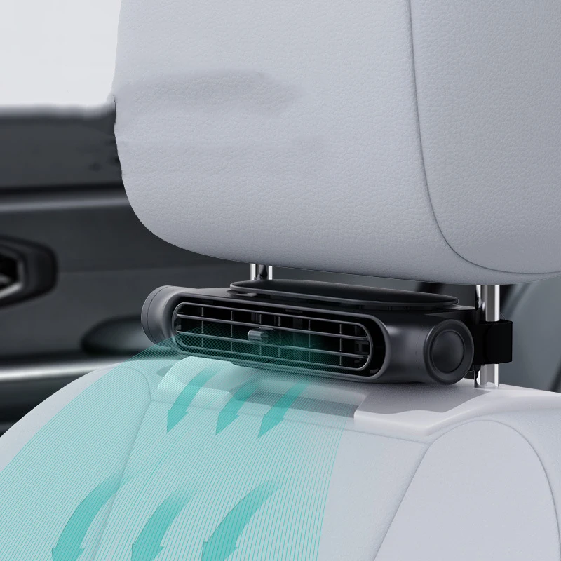 Headrest Mounted Leafless Fan, USB, 5W, ABS - detail 18