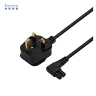 Standard Cord United Kingdom Standard 2.8 Meters 3 Plug 8-tail Power Cord