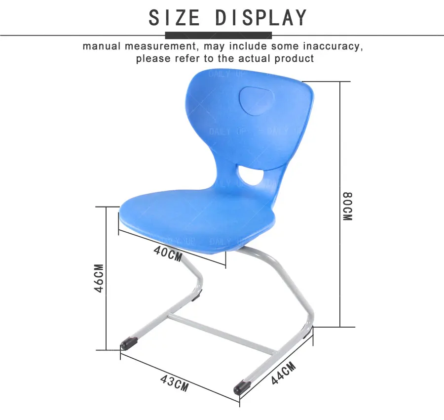 Sled School Student Chair For Classroom Training Room Ergonomic Library Reading Chair Household Study Room Chair