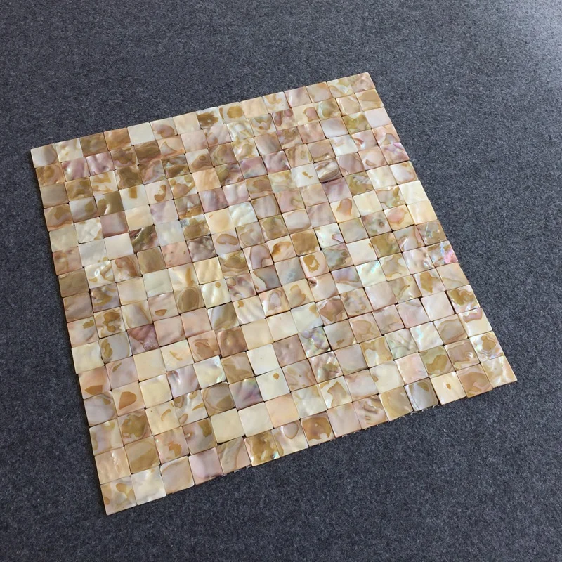 热销现代3d拼花马赛克墙贴定制天然外壳经典风格墙面装饰酒店客厅