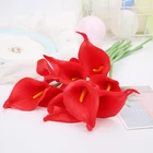 Lily Artificial Flower PU Calla Lily Real Touch For Decoration And Party Gifts