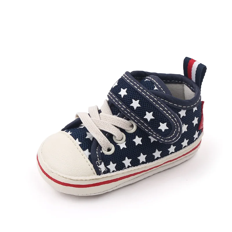 0-12 months infants shoes Indoor soft soled non-slip toddler shoes Breathable mesh top baby shoes supplier