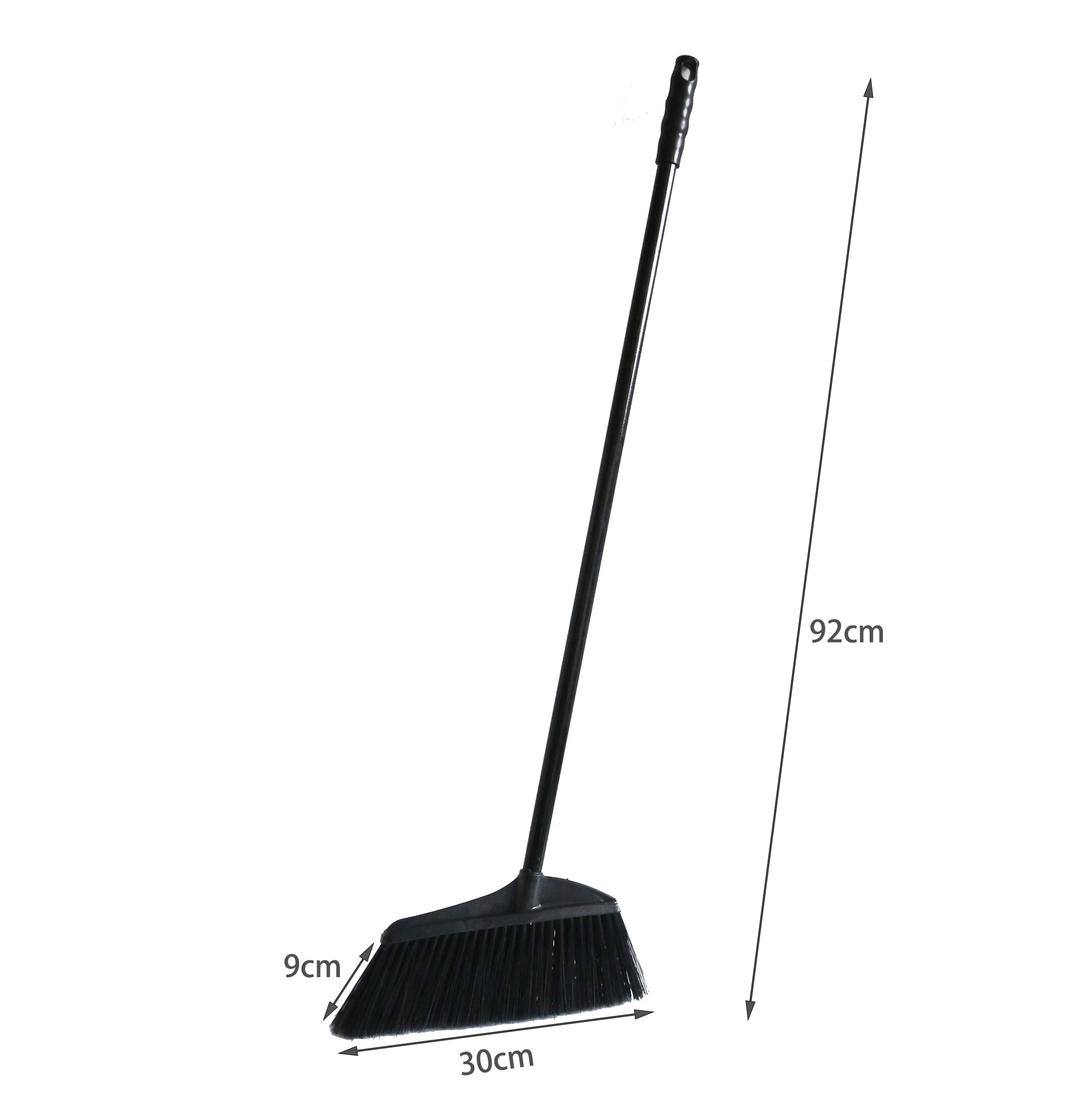 Item No.0806 Commercial Lobby Dustpan With Broom Set black lobby