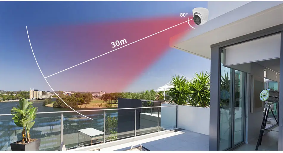 8-Channel 4K 8MP Outdoor IP66 Waterproof PoE NVR Kit Surveillance Camera System with Remote Viewing